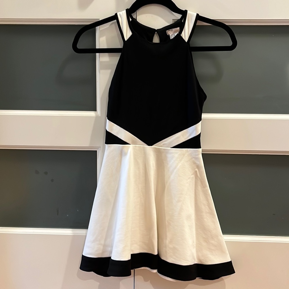 Sally Miller Couture Girls Party Dress (navy/cream)